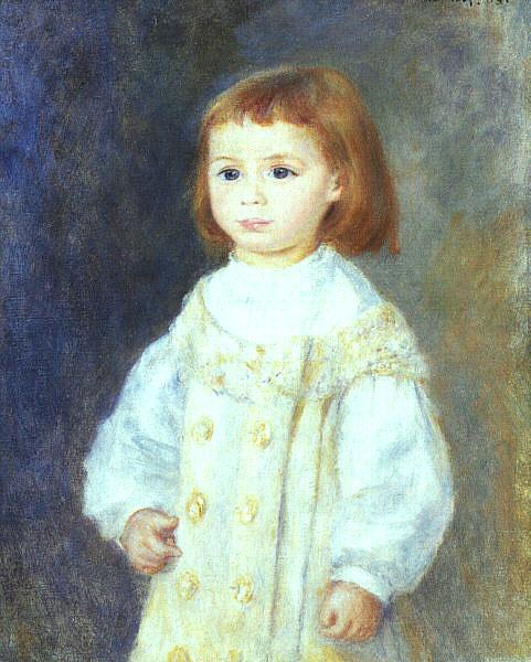 Pierre Renoir Child in White Germany oil painting art